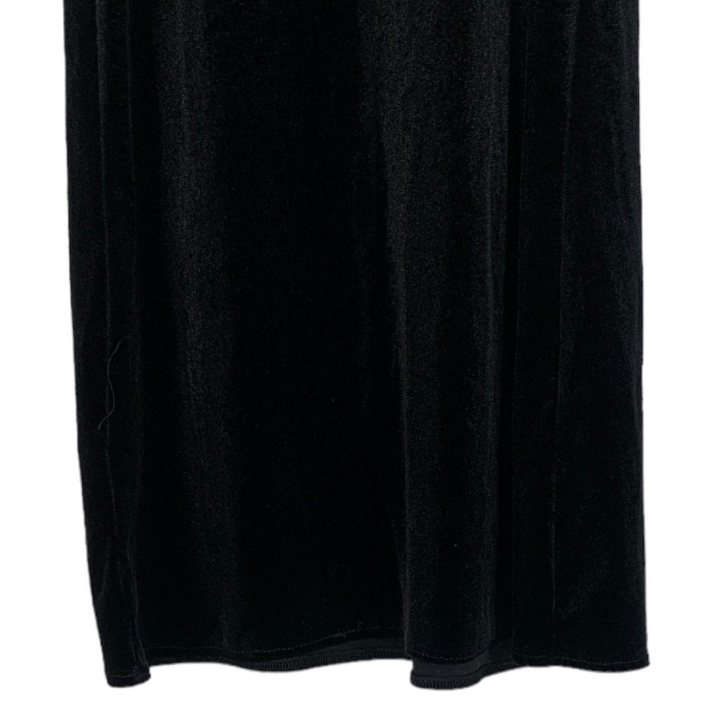 Brandy Melville Jackie Velvet Mini Dress Black - Picture 6 of 10